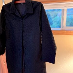 Classic vintage Eileen Fisher coat. Lovely Italian fabric. Excellent condition